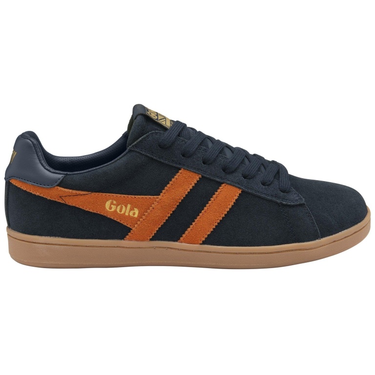 Gola Sneaker Equipe II Suede-Leather 2026 navy blue/orange men's